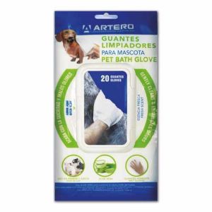 Artero Cleaner Towel - Glove - мокри ръкавици за почистване на тяло с алое вера, 20бр.