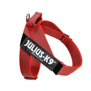 Julius-K9 IDC Color & Gray Belt Powerharness  - нагръдник червен цвят различни размери