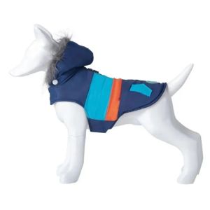 FreeDog Abrigo Malakai Azul - яке за куче, син цвят, различни размери