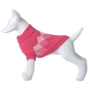 FreeDog Jersey Pink Rhombus - пуловер с ромб, розов цвят, различни размери