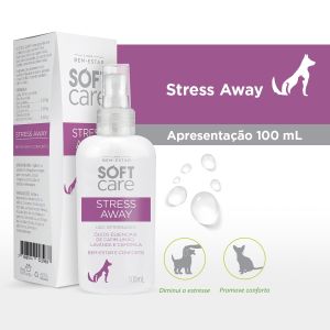 Soft Care Stress Away - Спрей за намаляване на стреса, 100 мл