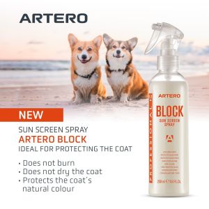 Artero Solar Block - слънцезащитен спрей, предпазва козината от изсветляване, 250mL