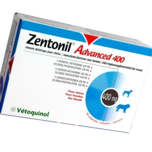 Vetoquinol - Zentonil Advance 400 - при тежки чернодробни проблеми 10 таблетки