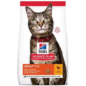 Hill's Science Plan Feline Adult Chicken - за котки от 1 до 7 г. с пилешко - 1.5 kg