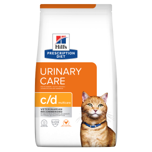 Hill's PRESCRIPTION DIET c/d Multicare Urinary Care - лечебна суха храна за котки с уринарни проблеми, с пилешко