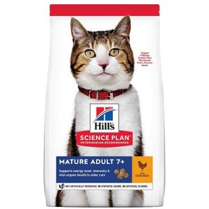 Hill's Science Plan Feline Mature 7+ Chicken - храна за котки над 7 год. - 1.5 kg 