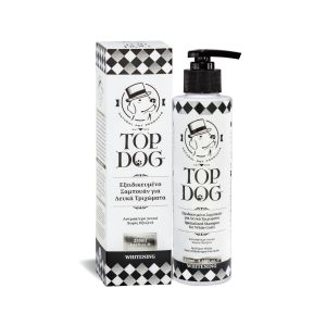 Top Dog WHITENING - Специализиран шампоан за бяла козина без водороден прекис.