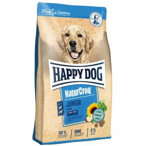 Happy Dog NaturCroq Junior - пълноценна храна за кучета от 7 до 12 месеца, подходяща за всички породи