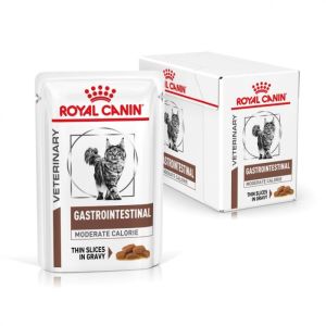 Royal Canin Gastro Intestinal Moderate Calorie - лечебна мокра храна за котки със стомашно-чревни проблеми 12x85гр