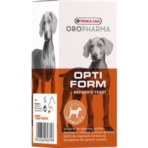 OROPHARMA OPTI FORM DOG 100 табл – хранителна добавка за кучета, подобряваща жизнеността и енергията 