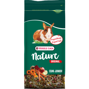 NATURE ORIGINAL CUNI JUNIOR - Разнообразна, богата на влакнини смес за зайци (джудже) до 8 месеца. - 0.750гр. 
