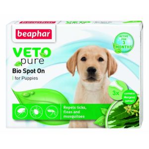 Beaphar Veto Pure Bio Spot On Puppy - репелентни капки за малки кученца