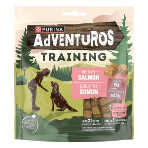 PURINA AdVENTuROS Training Rich in Salmon - Лакомство за кучета, хапки със сьомга, 115 гр