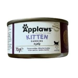 Applaws Kitten Sardine in Jelly - Хапки сардина в желе за подрастващи котенца, консерва 70 г