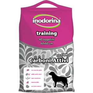 Inodorina Carboni Attivi - Подложки с активен въглен и залепващи ленти, 60 х 60 см - 40 бр.