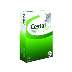 CESTAL CAT кутия 8 бр - овкусени таблетки за вътрешно обезпаразитяване на котки 