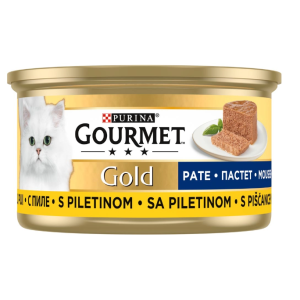 Gourmet Gold - мокра храна за котки - пастет с пиле 85гр