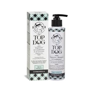 Top Dog CITRONELLA - Шампоан и балсам за силна и естествена защита за горещите месеци