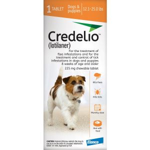 Credelio 3тaбл. 225мг. 5,5 – 11,0 кг препарат за външно обезпаразитяване на кучета