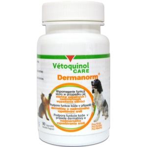 Vetoquinol Demanorm - при дерматози и интензивно падане на козината 90 капсули