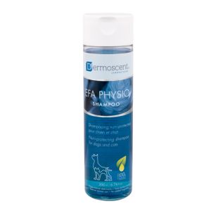 Dermoscent EFA Physio Shampoo – подхранващ шампоан за кучета и котки с чувствителна кожа, предразположени към алергии, без сапун - 200 мл