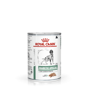 Royal Canin Diabetic Special Low Carbohydrate - лечебна мокра храна за кучета, формулирана да регулира доставката на глюкоза (захарен диабет) - 410 гр