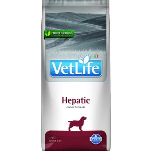 Farmina Vet Life Canine Hepatic – пълноценна диетична храна за кучета с чернодробни заболявания 