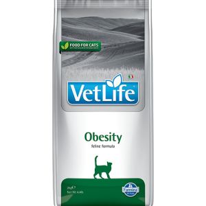 Farmina Vet Life Feline Obesity – пълноценна диетична храна за намаляването на наднорменото тегло при котки със затлъстяване