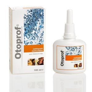 Otoprof ® разтвор за дълбоко почистване на ушния канал при кучета и котки 100 мл