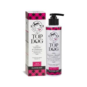 Top Dog FLOWER MIX - Шампоан и балсам за удивителен блясък на косъма, за кучета