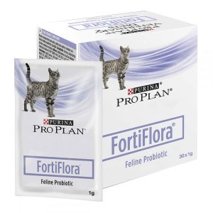 Purina Pro Plan Veterinary Diets Cat - FortiFlora - хранителна добавка за котки със стомашно-чревни проблеми 30 x 1 гр.