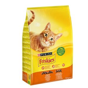 Friskies Adult - храна за котки в зряла възраст - с пиле и зеленчуци - 10кг