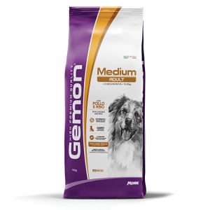 Gemon Medium Adult Chicken - Пълноценна суха храна за кучета от средните породи над 1 година с пиле - 15 кг. 