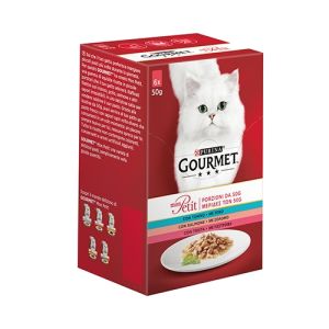 Gourmet MON PETIT- мокра храна за котки - асортимент с риба 6бр x 50гр