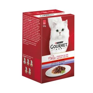 Gourmet MON PETIT- мокра храна за котки - асортимент с месо 6бр x 50гр