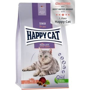 Happy Cat Senior Atlantic Salmon - Суха храна за котки над 8 години