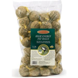 Pet Brands J&J High Energy Fatballs Wrapped - Мастни топки за диви птици от семена - 25 бр x 90 гр