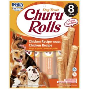 Inaba Churu Rolls Chicken Recipe - Лакомства във формата на клечки с пилешко 8 бр. в пакет