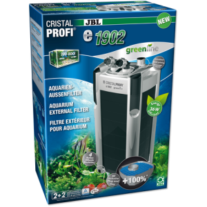 JBL CristalProfi e1902 greenline - Енергоспестяващ външен филтър за аквариуми от 200л до 800 л или 120 до 150 см дължина 