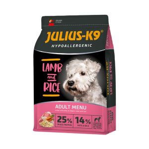 JULIUS-K9® ADULT HYPOALLERGENIC LAMB 12 kg. – Хипоалергенна суха храна с агнешко и ориз за израснали кучета, 12 кг