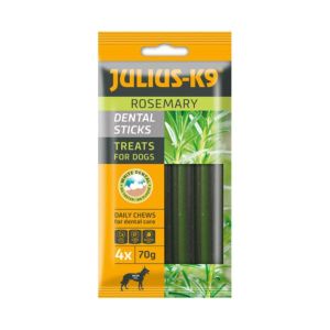 Julius K9 Dental Sticks Dog 70g – Дентално лакомство за кучета с розмарин 70 гр