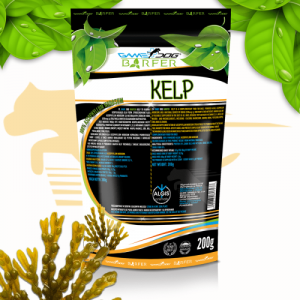 Game Dog BARFER Kelp - хранителна добавка Морски водорасли, на прах, за кучета, Естествен източник на йод - 200 гр