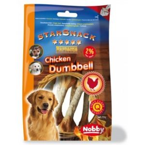 Starsnack Barbecue Chicken Dumbbell лакомство за кучета с патешко месо