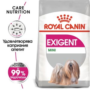 Royal Canin Mini Exigent - суха силно овкусена храна за кучета