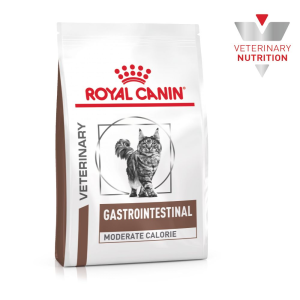 Royal Canin Gastrointestinal Moderate Calorie Cat- лечебна храна за котки със стомашно-чревни проблеми
