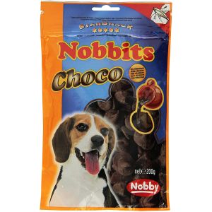 Nobby Star Snack Nobbits Choco 200 гр - лакомство за куче с какаов вкус