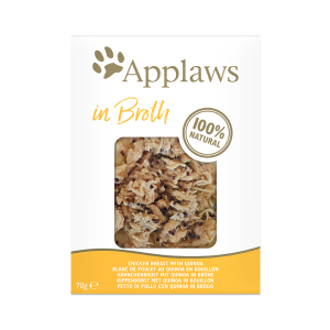 Applaws Chicken breast with quinoa in broth 70g - Пауч за котки с пилешки гърди и киноа в бульон 