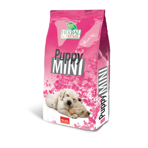 Premil Puppy Mini - пълноценна храна за подрастващи кучета от дребни породи до 1 година с риба тон, пуешко и патешко месо - 12 кг