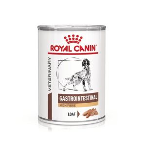 Royal Canin Gastrointestinal High Fiber Loaf Dog - лечебна мокра храна за кучета при храносмилателни проблеми, консерва 410 г