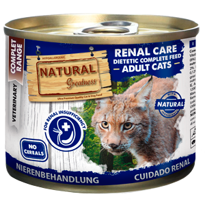 NATURAL Greatness VET Renal - за котки с бъбречна недостатъчност, консерва 200 гр. 